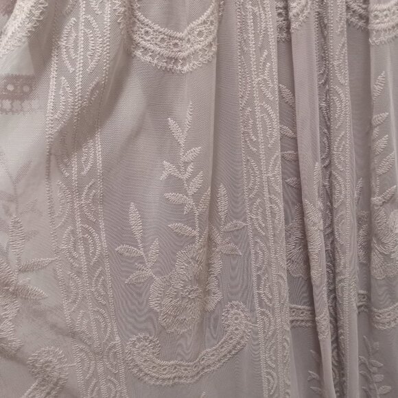 Lace Maxi Dress Dusty Mauve - Picture 5 of 5